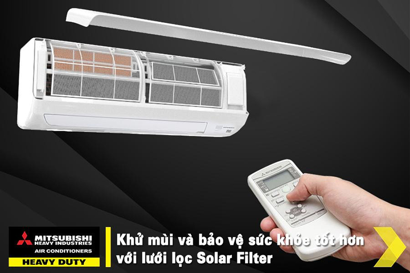 Điều hoà Mitshubishi 1 chiều 18000 BTU SRK/SRC19CSS-S5 Bộ lọc khử mùi Solar Filter