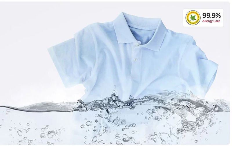 Máy giặt LG Inverter 13 kg TH2113SSAK Steam™ - Xử lý vết bẩn và tác nhân gây dị ứng bằng hơi nước