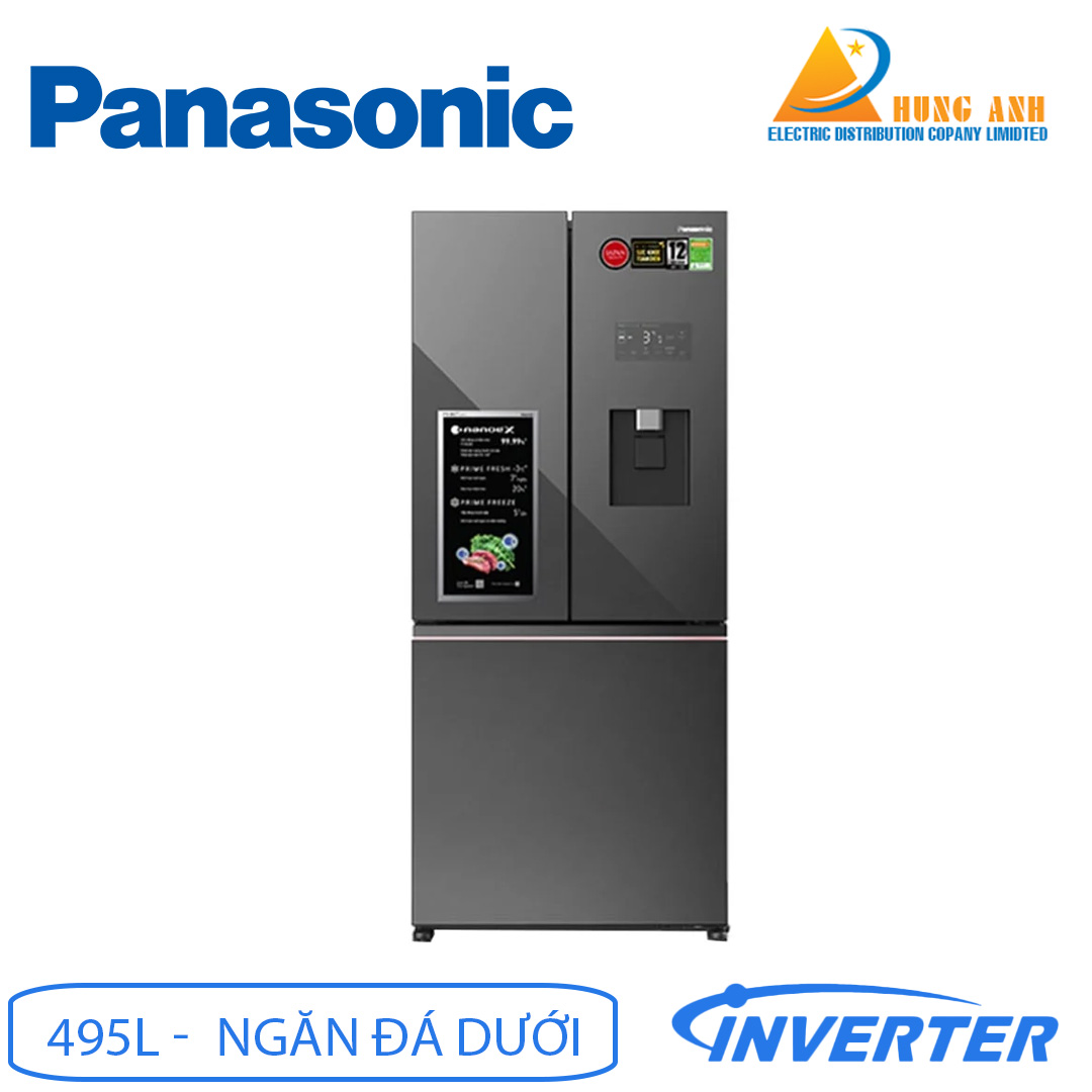 Tủ Lạnh Panasonic 500 Lít Inverter NR-BW530XMMV (3 cánh)