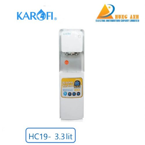 Cây nước nóng lạnh hút bình Karofi HC19