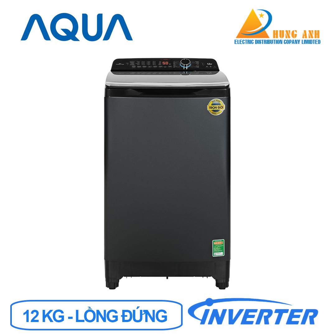 MMáy giặt Aqua Inverter 12 kg AQW-DR120HT BK
