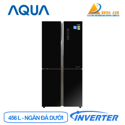 Tủ lạnh Aqua Inverter 456 lít Multi Door AQR-IG525AM GB