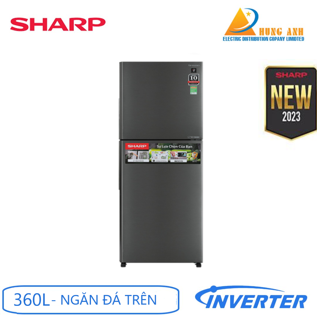 Tủ lạnh Sharp Inverter 360 lít SJ-XP382AE-DS dienmaynhapkhaugiare.com.vn