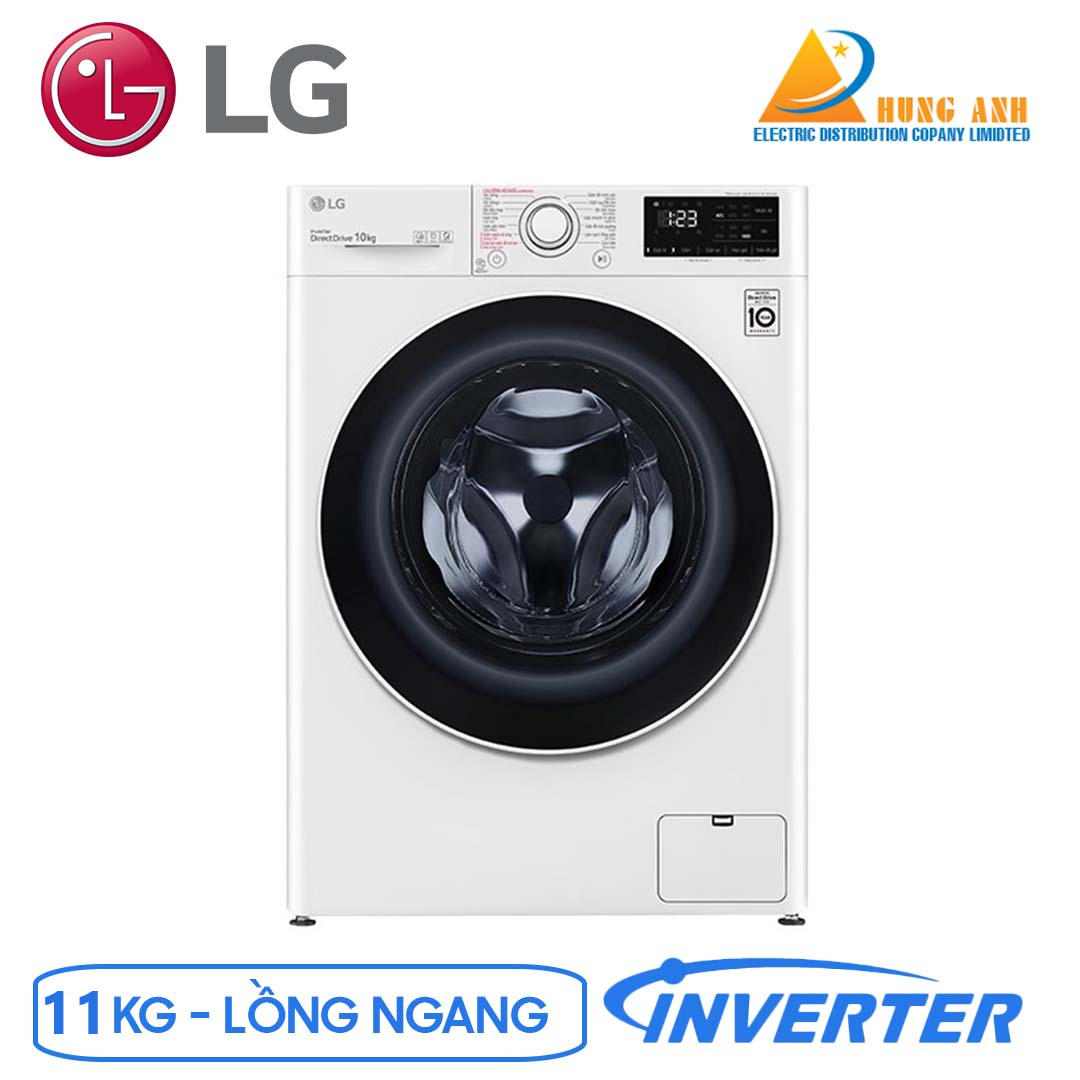 Máy giặt lồng ngang LG Inverter 11Kg FV1411S4WA