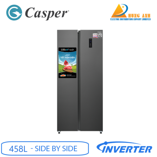 Tủ lạnh Casper Inverter 458 lít Side By Side RS-460PG