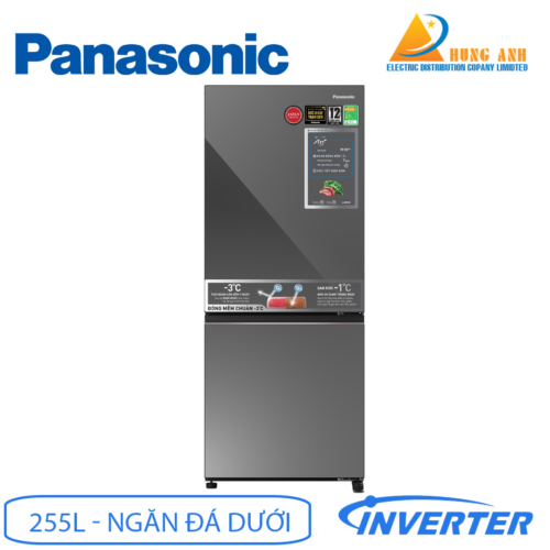 Tủ lạnh Panasonic Inverter 255L NR-BV281BMGV