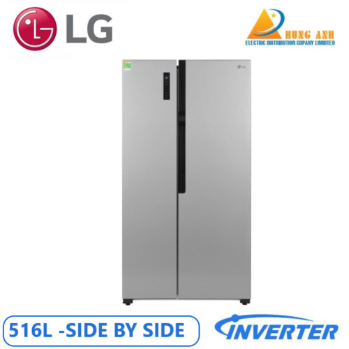 Tủ lạnh LG Inverter 519 lít Side By Side GR-B256JDS